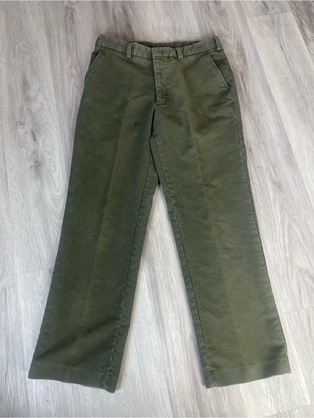 Orvis Olive Green Chinos - Straight Leg